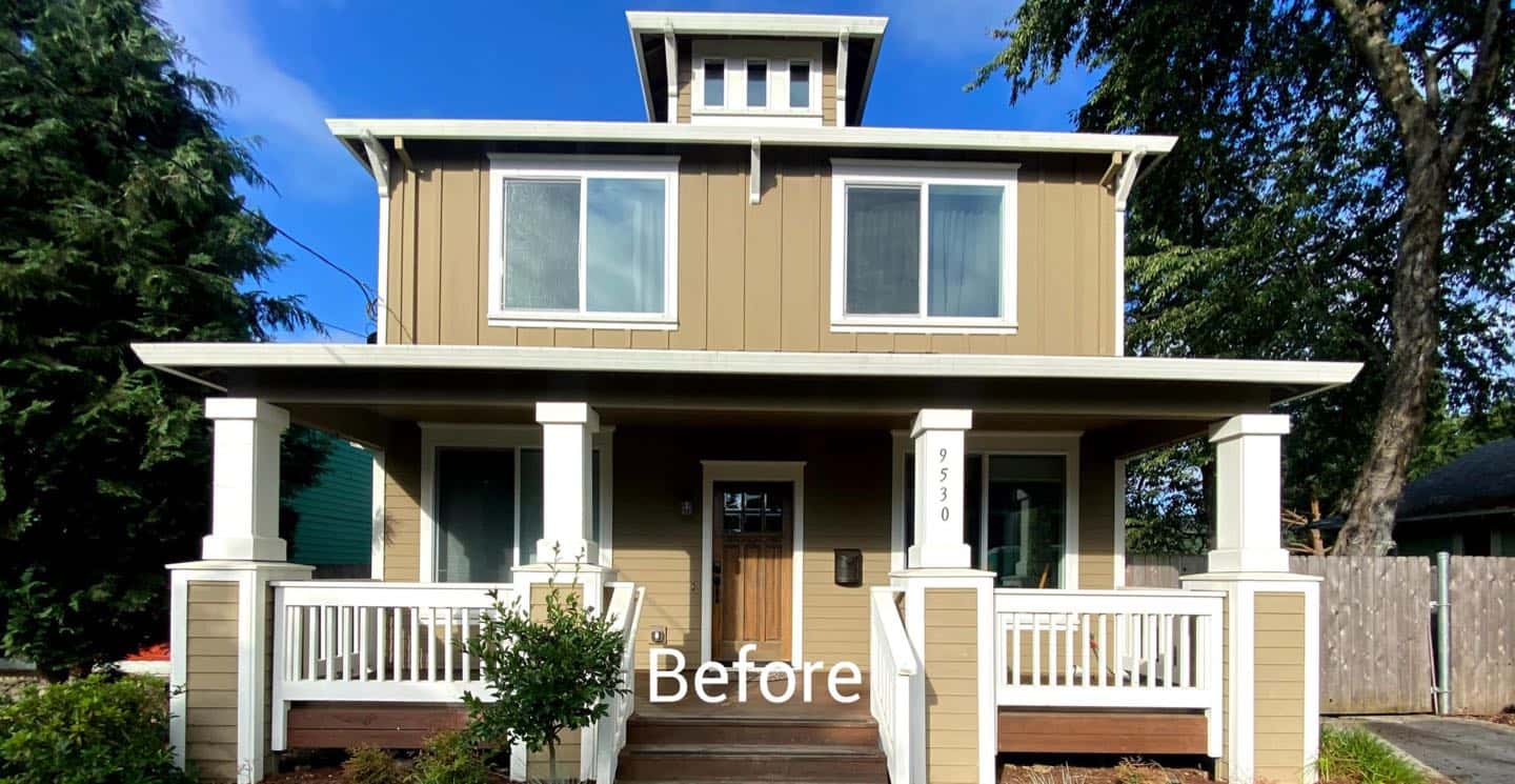 A Charming home in Portland with a porch and an inviting front porch.