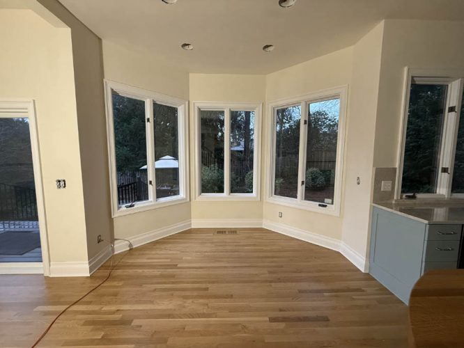 bay window area - before photo