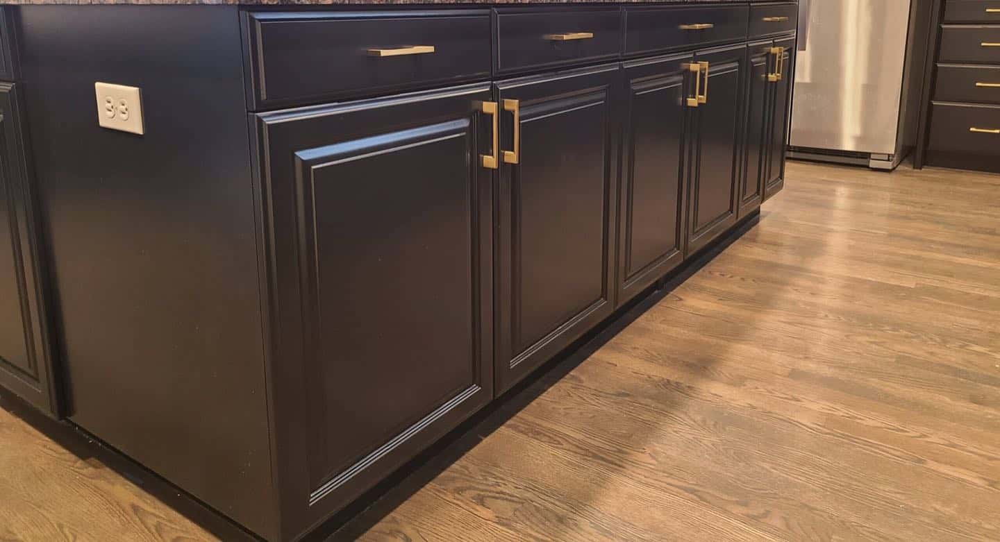 Photo of Tigard kitchen cabinet modern makeover in Portland, Oregon