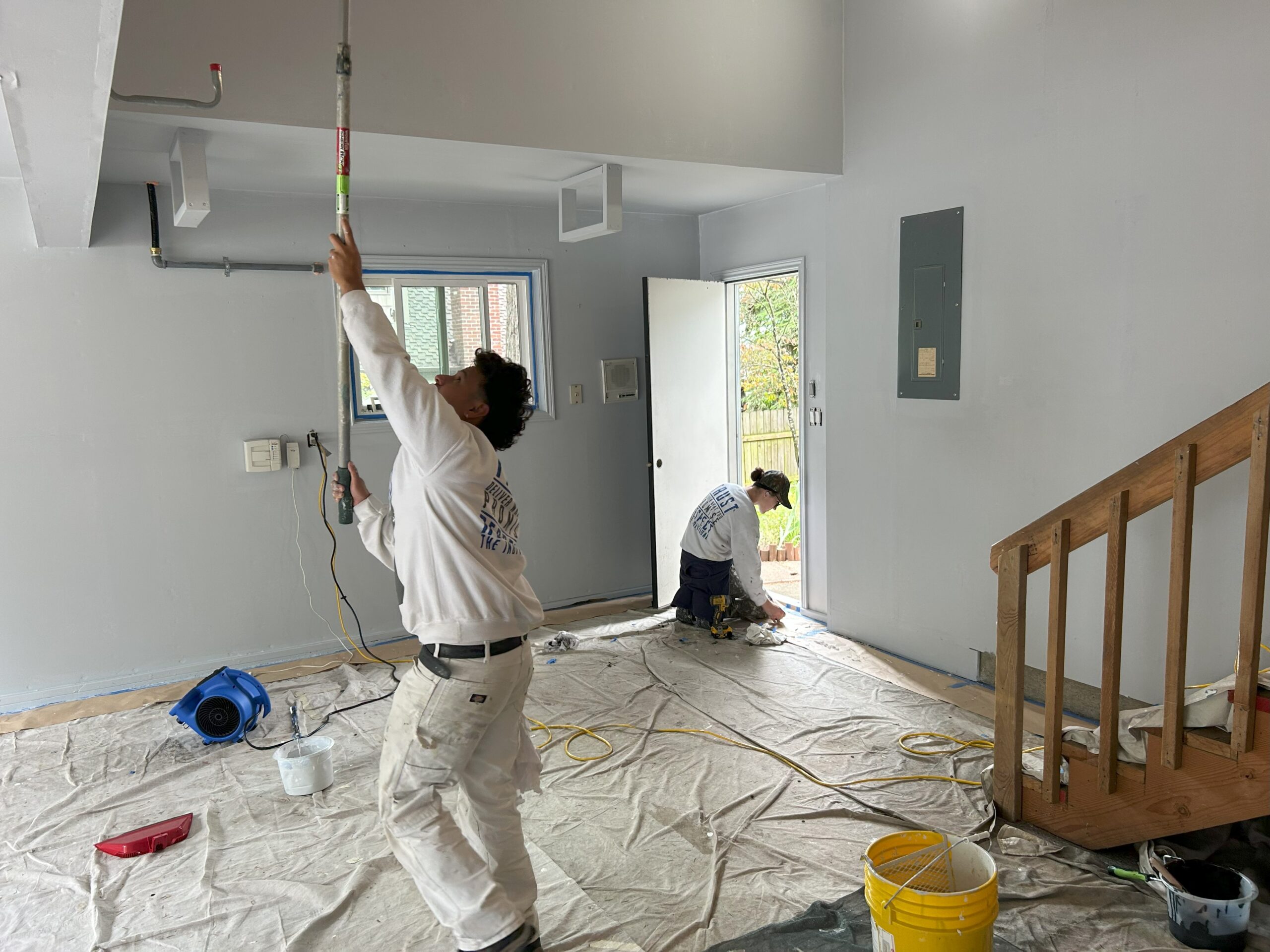 Photo of Interior garage painting Project Near Orchard Park in Portland OR in Portland, Oregon